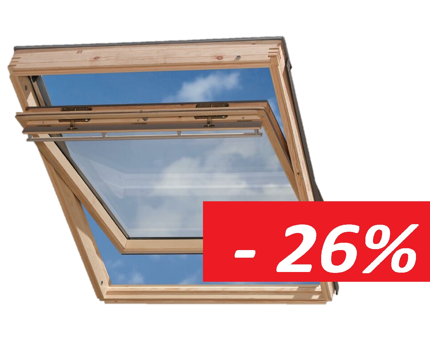 VELUX GGL Tuimelraam Blank Grenenhout 3070