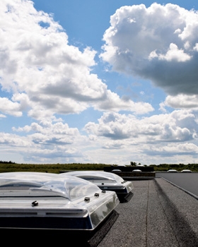 VELUX lichtkoepel schalen en opstanden