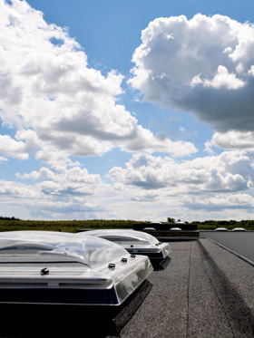 VELUX lichtkoepel schalen en opstanden