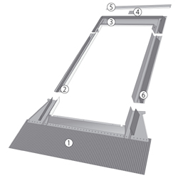 FAKRO Gootstukken EHV-P tot 120mm profiel