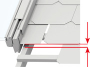 VELUX EDN gootstuk verdiept