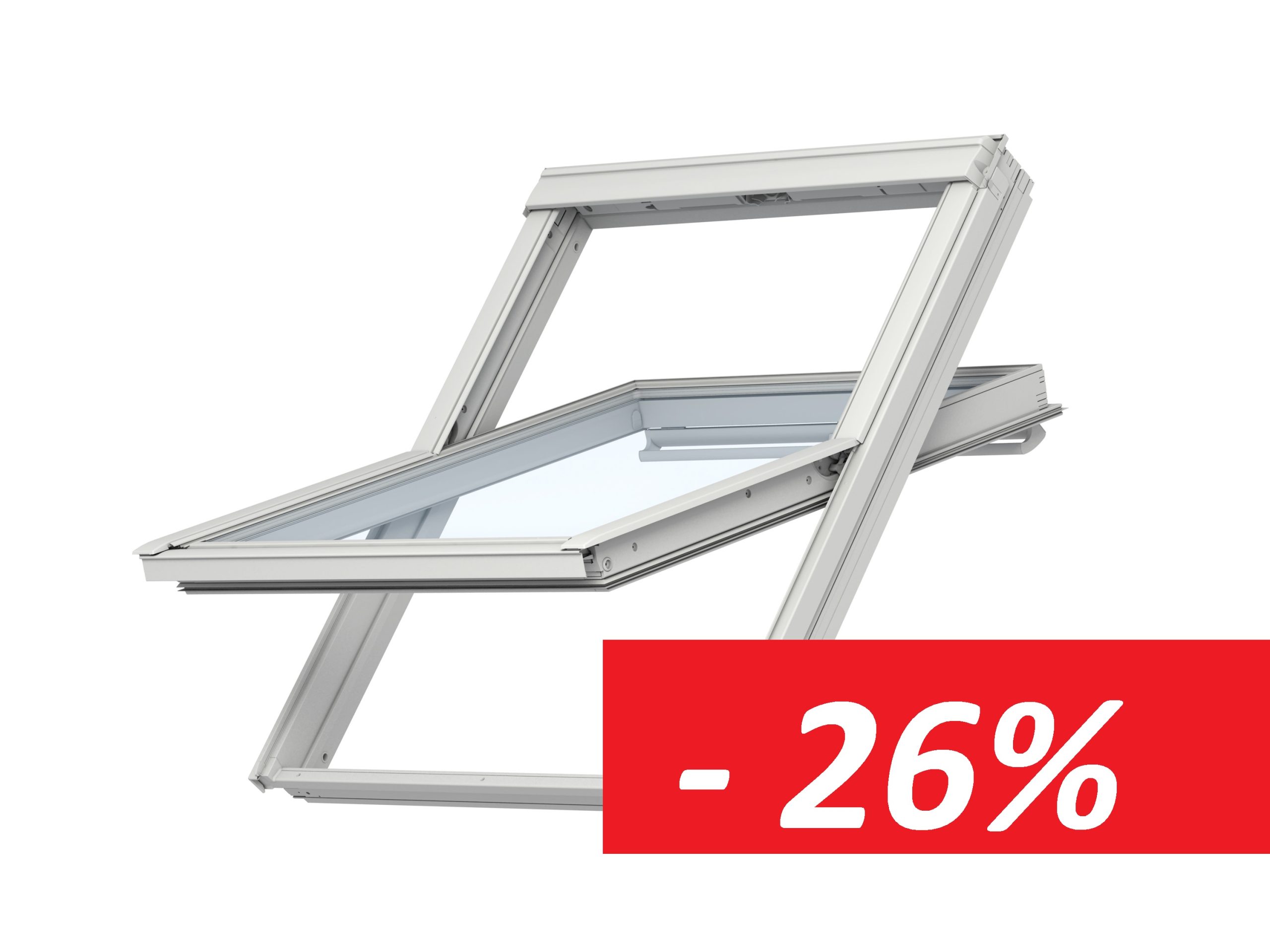 VELUX GGL Tuimeldakraam Wit Grenenhout 2070
