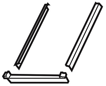 VELUX ZWC kit afdeklijst gootstukken onderzijde en zijkanten